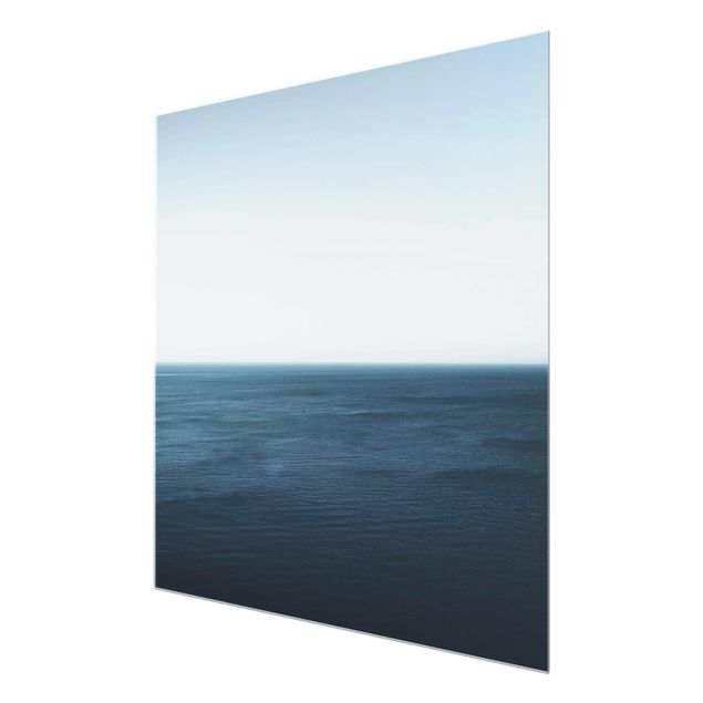 Glass prints beach Minimalistic Ocean