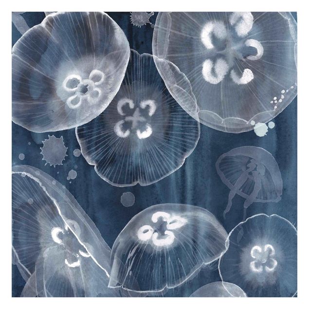 Self adhesive wallpapers Moon Jellyfish II