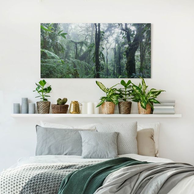 Trees on canvas Monteverde Cloud Forest