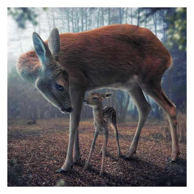 Wallpaper - Mother And Fawn