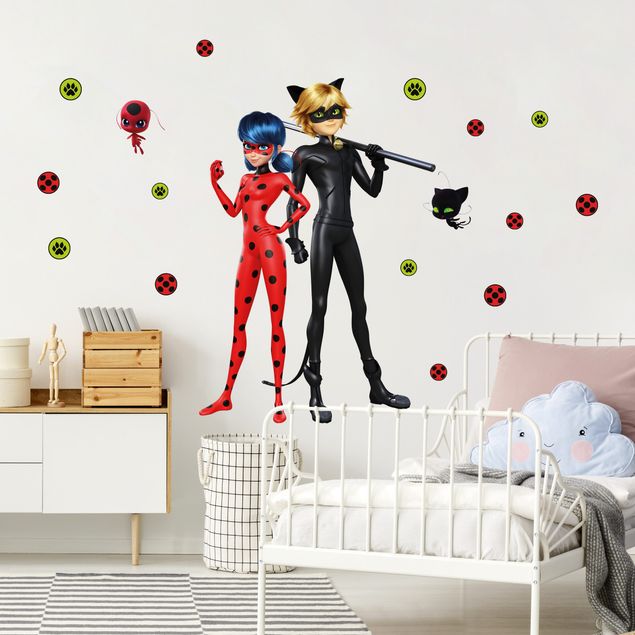 Nursery decoration Miraculous Ladybug And Cat Noir Are Ready