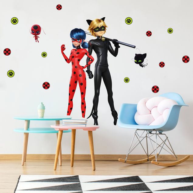 Wall stickers Miraculous Ladybug And Cat Noir Are Ready