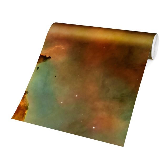 Self adhesive wallpapers NASA Picture Orange Space Nebula