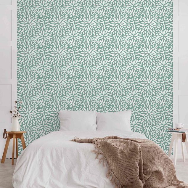 Wallpapers patterns Natural Pattern Flowers In Mint