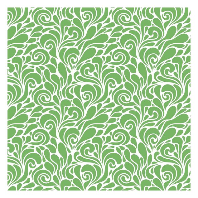 Wallpaper - Natural Pattern With Loops In Front Of Green