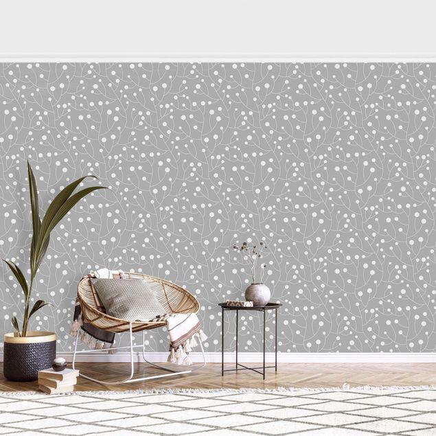Wallpapers patterns Natural Pattern Growth With Dots On Gray