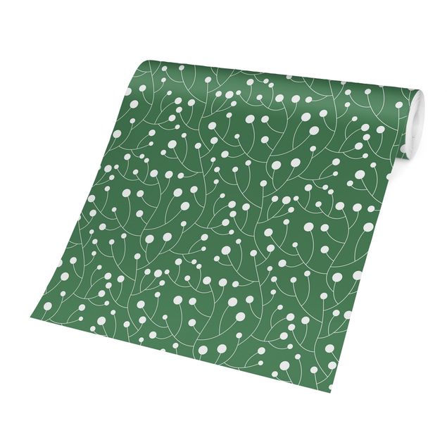 Wallpapers green Natural Pattern Growth With Dots On Green
