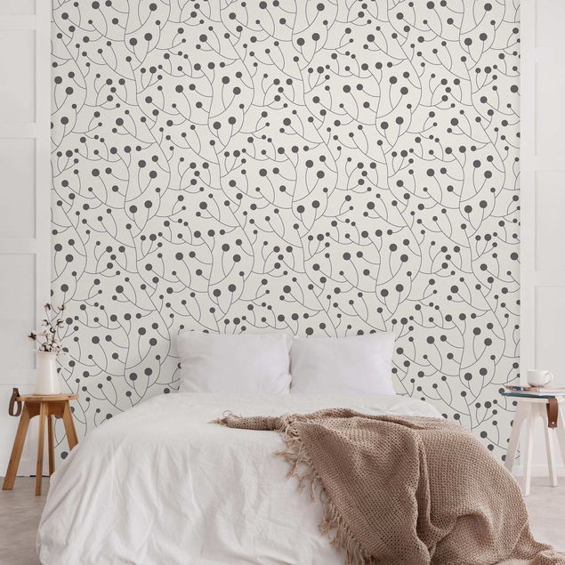 Wallpapers patterns Natural Pattern Growth With Dots Gray