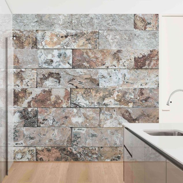 Modern wallpaper designs Natural Marble Stone Wall