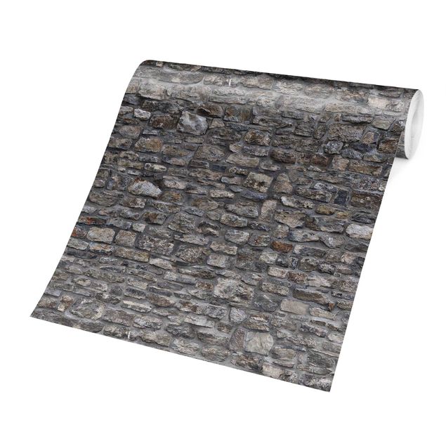 Stone effect wallpaper Natural Stone Wallpaper Old Stone Wall