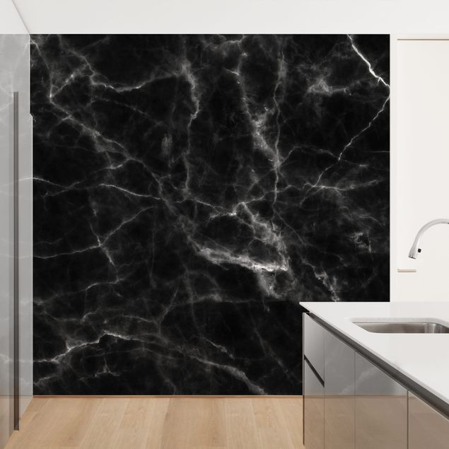 Wallpapers marble Nero Carrara