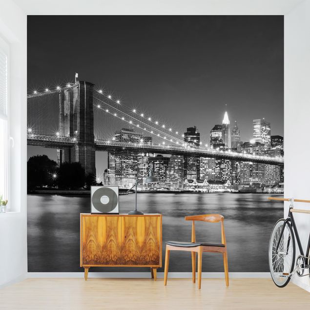 Wallpapers New York Nighttime Manhattan Bridge II