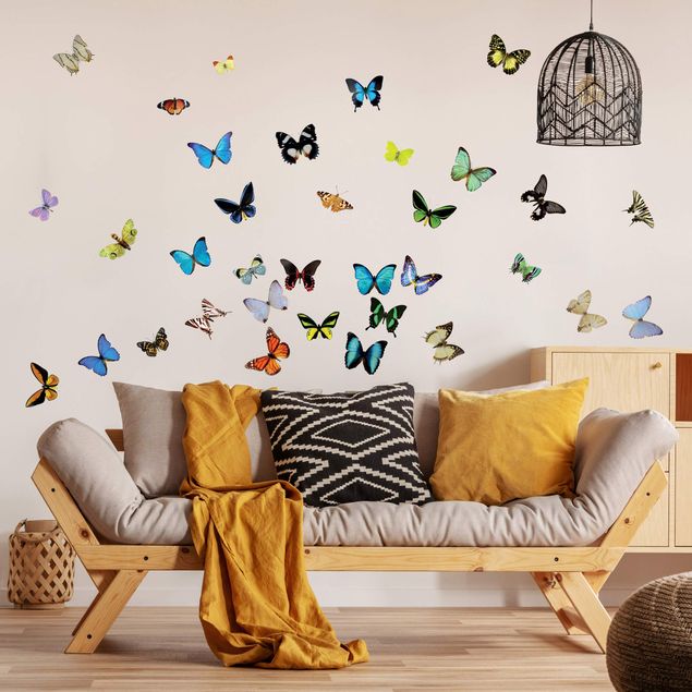 Wall stickers No.51 Butterflies Set 2