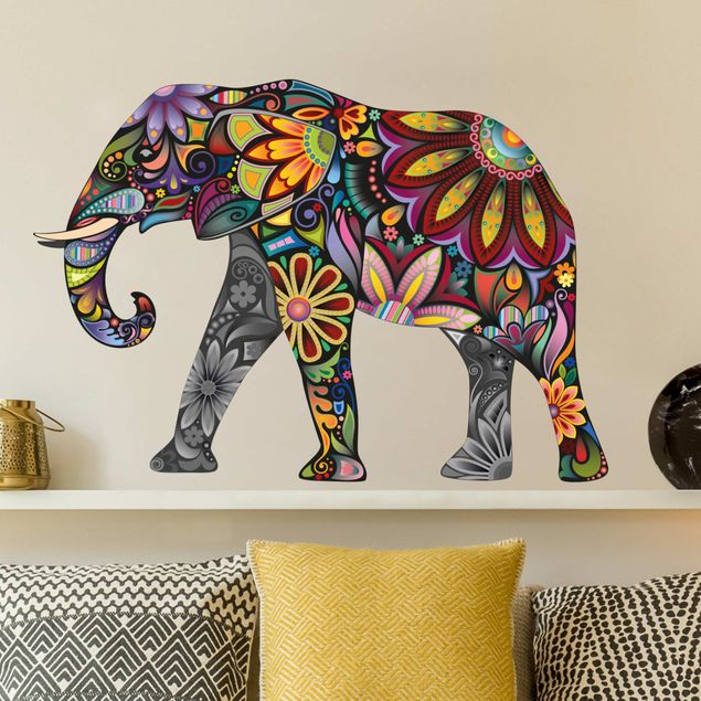Wall stickers elefant No.651 Elephant pattern