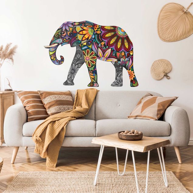 African wall stickers No.651 Elephant pattern
