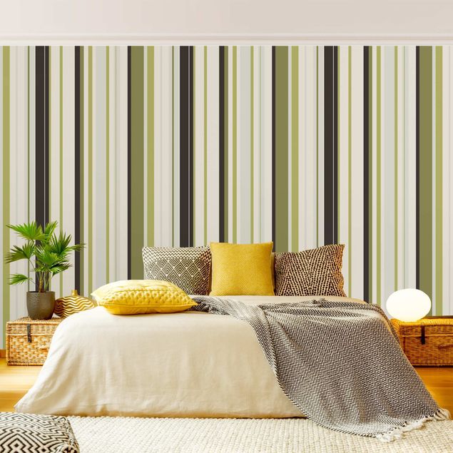Wallpapers patterns No.TA103 Stripe Pattern Greens