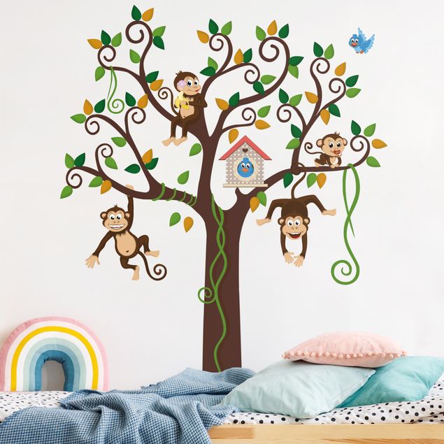 Nursery decoration No.yk27 monkey tree