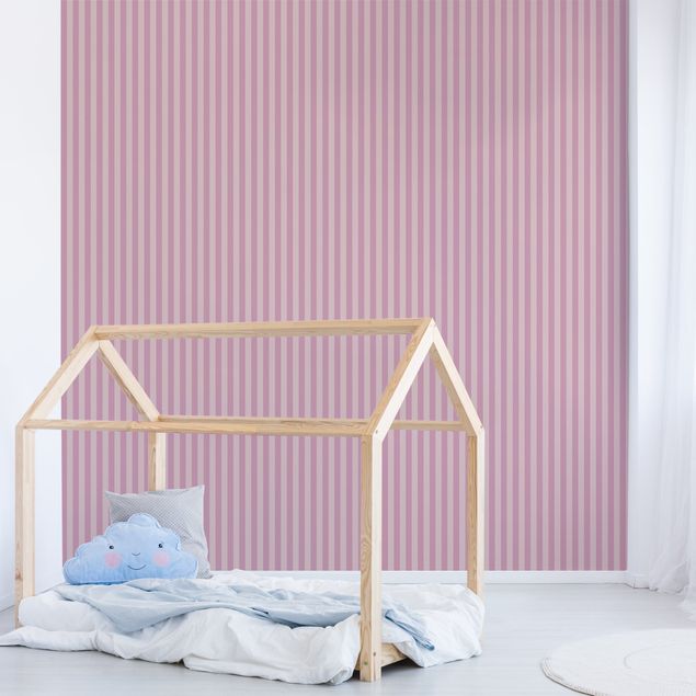 Vertical striped wallpaper No.YK45 Stripes Pink