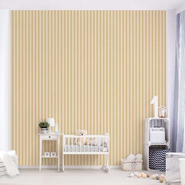 Modern wallpaper designs No.YK46 Stripes Yellow Beige