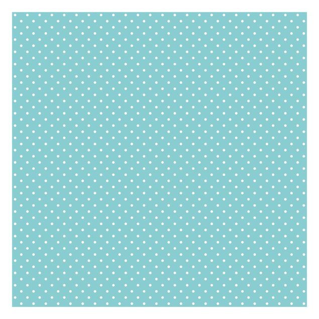Wallpapers turquoise No.YK55 White Dots On Turquoise