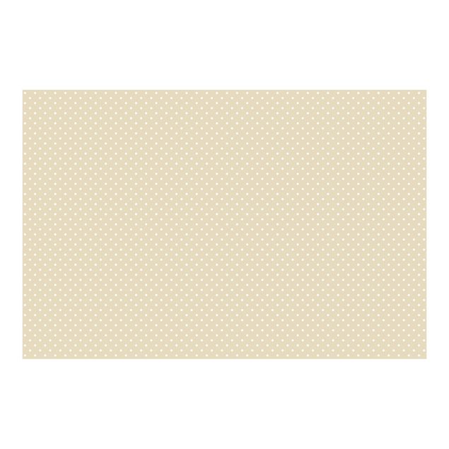 Creme wallpapers No.YK56 White Dots On Off-White
