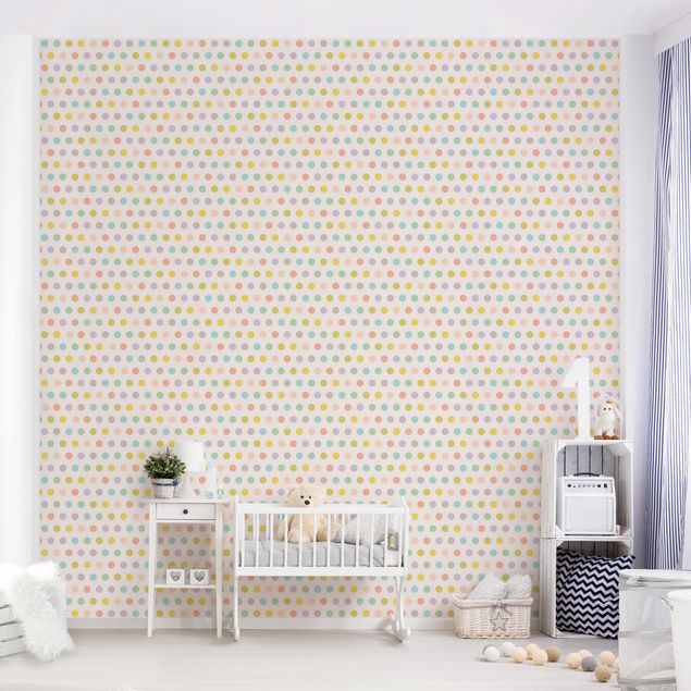Spotty wallpaper No.YK61 Dots Pastel