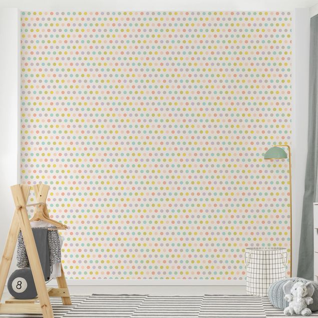 Modern wallpaper designs No.YK61 Dots Pastel