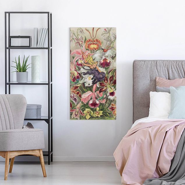 Art prints Nymph With Orchids