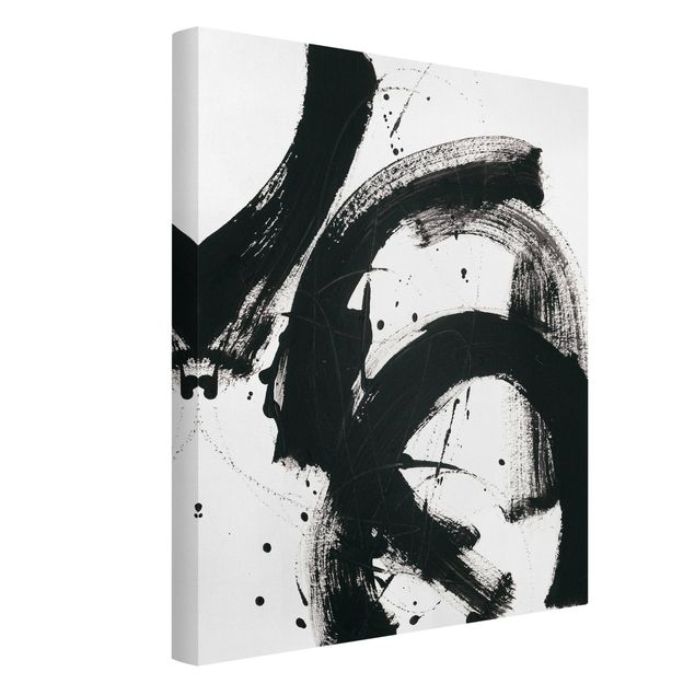 Abstract canvas wall art Moving Onyx