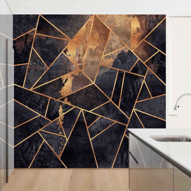 Contemporary wallpaper Onyx With Gold