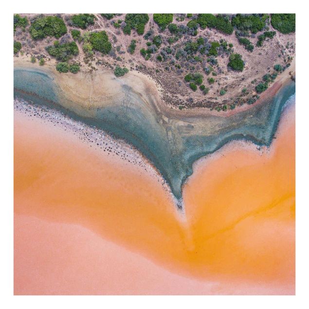 Prints nature Orange Lake Shore On Sardinia