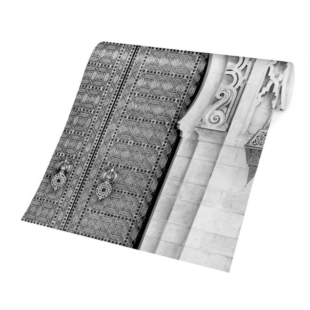 Self adhesive wallpapers Oriental Gate Black And White