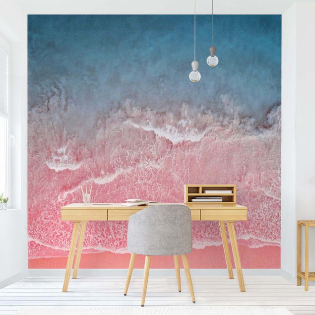 Contemporary wallpaper Ocean In Pink
