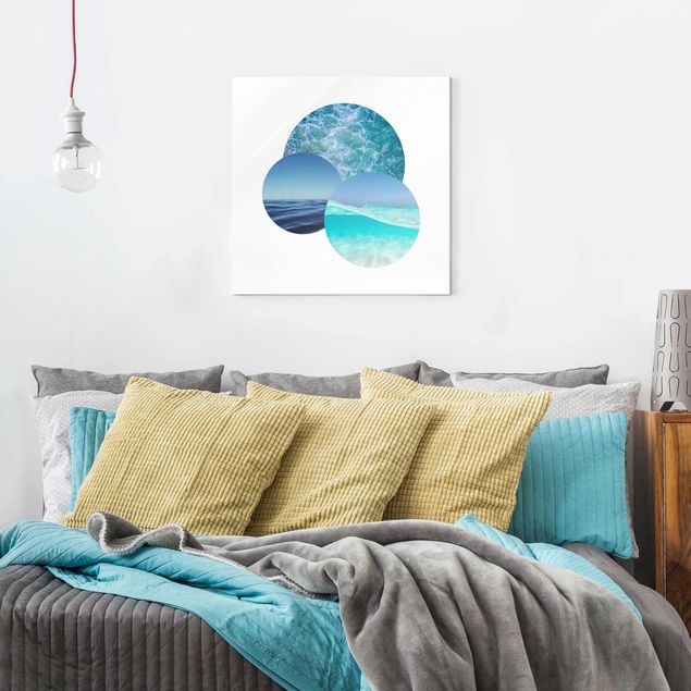 Landscape wall art Oceans In A Circle
