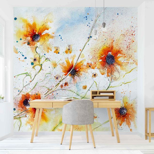 Wallpapers flower Painted Flowers