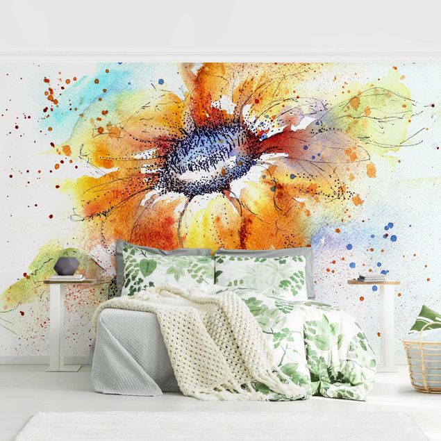 Wallpapers sunflower Painted Sunflower