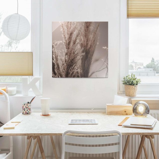 Prints floral Pampas Grass In Late Fall
