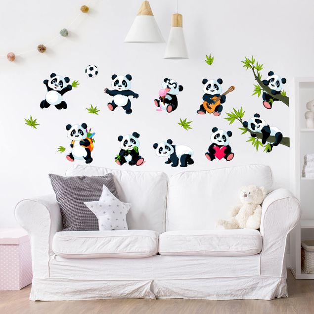 Wall stickers animals Pandabar mega set