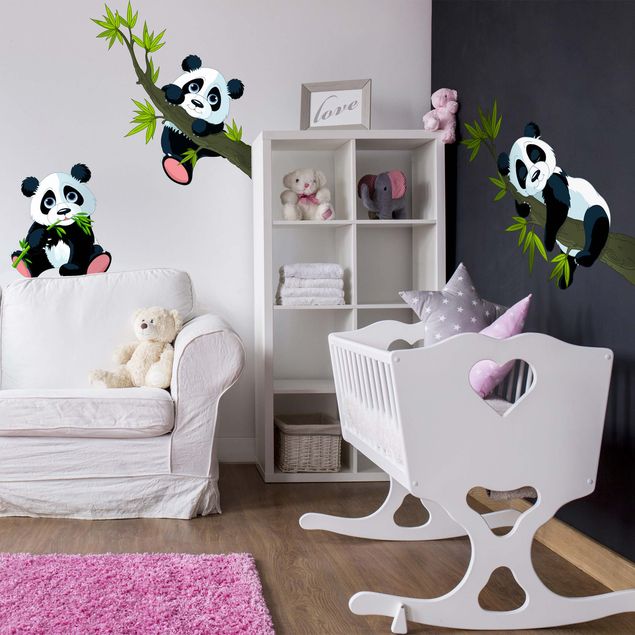 Wall stickers trees Panda