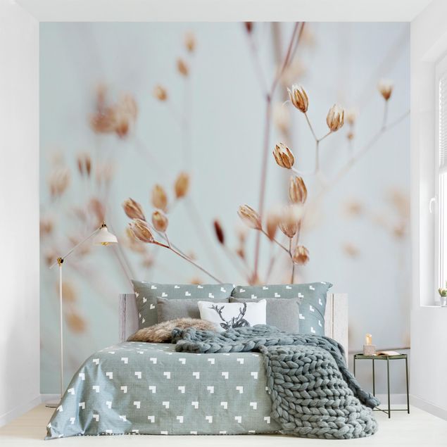 Country style wallpaper Pastel Buds On Wild Flower Twig