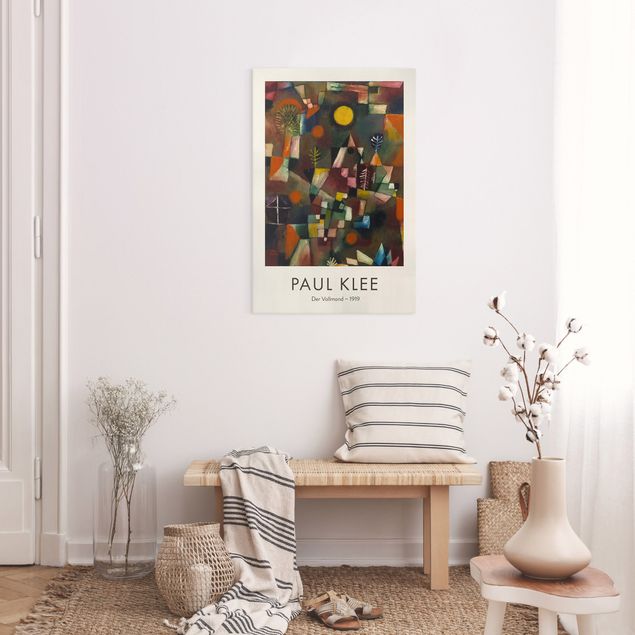 Canvas prints art print Paul Klee - The Full Moon - Museum Edition