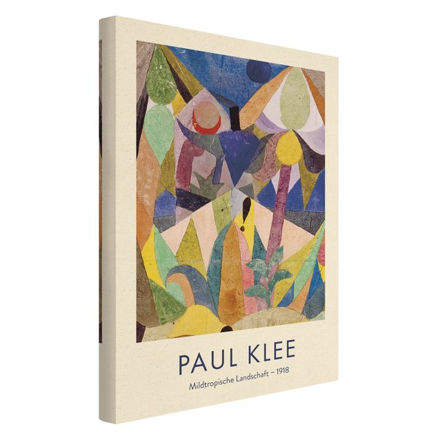 Paul Klee art Paul Klee - Mild Tropical Landscape - Museum Edition