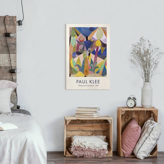 Art prints Paul Klee - Mild Tropical Landscape - Museum Edition