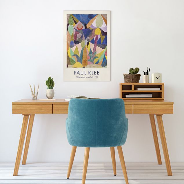 Canvas art Paul Klee - Mild Tropical Landscape - Museum Edition