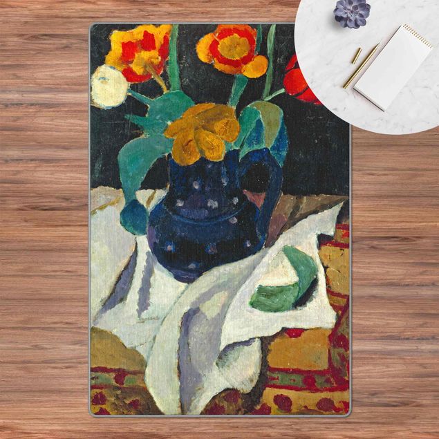 Modern rugs Paula Modersohn-Becker - Still life With Tulips