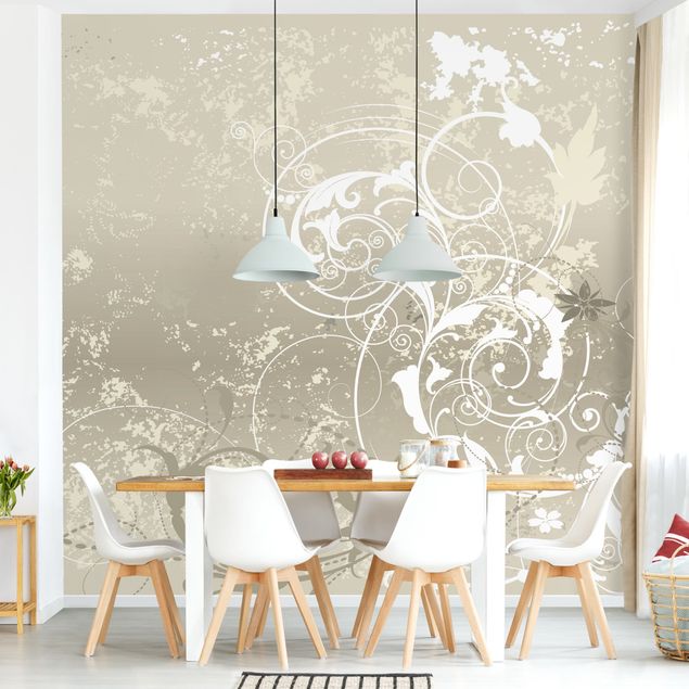 Wallpapers modern Mother Of Pearl Ornament Design