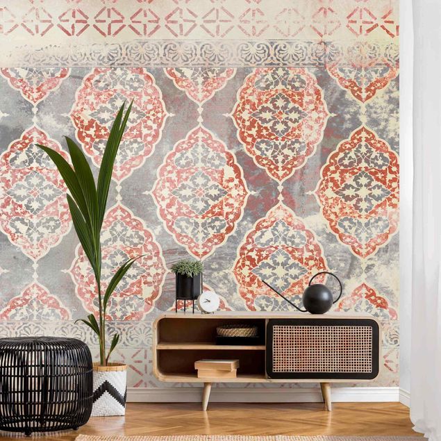 Modern wallpaper designs Persian Vintage Pattern In Indigo III