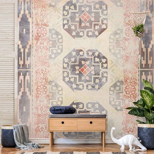 Wallpapers patterns Persian Vintage Pattern In Indigo IV