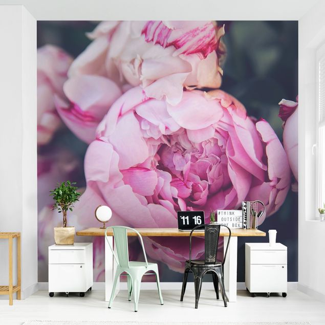 Contemporary wallpaper Peony Blossom Shabby