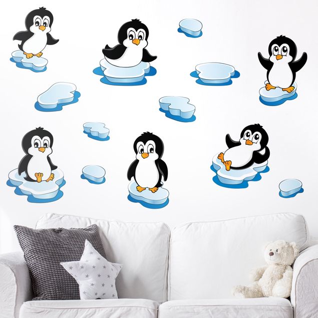 Kids room decor Penguin nursery set